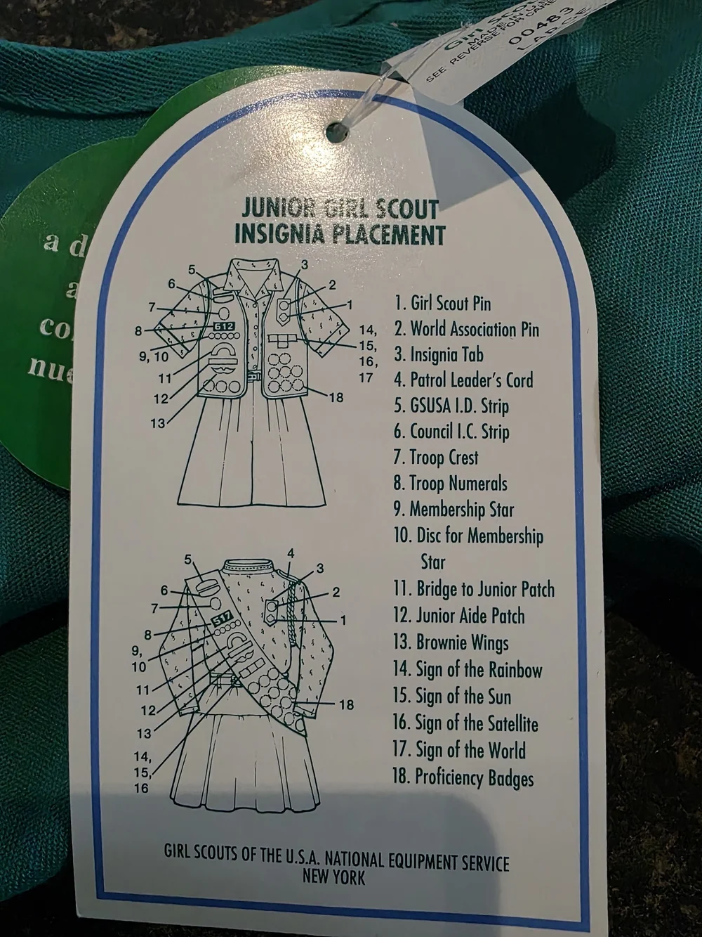 Teal Green Sleeveless Open Front Uniform Vest